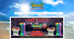 Desktop Screenshot of claytonsbeachbar.com